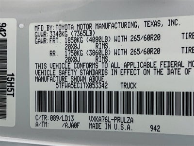 2026 Toyota Tundra Limited