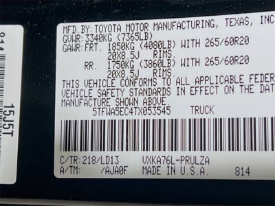 2026 Toyota Tundra Limited