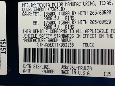 2026 Toyota Tundra Limited