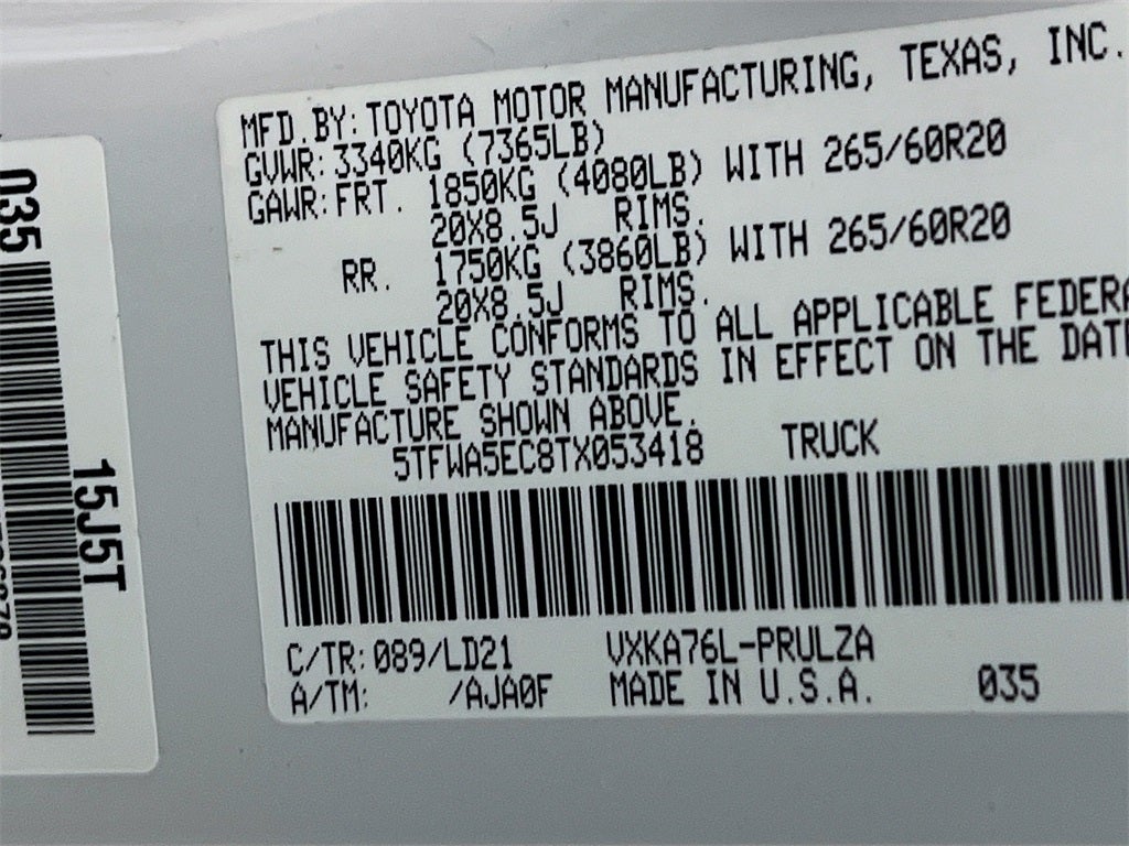 2026 Toyota Tundra Limited