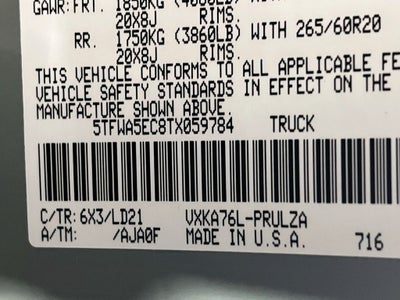 2026 Toyota Tundra Limited S