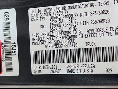 2026 Toyota Tundra Limited