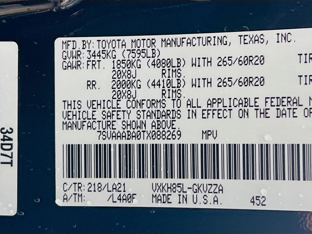 2026 Toyota Sequoia Platinum