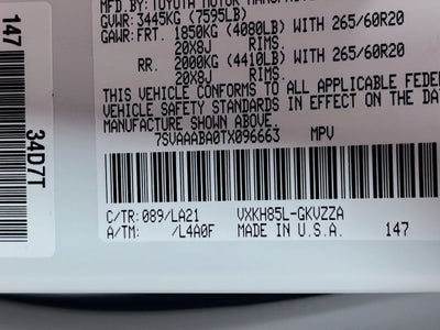 2026 Toyota Sequoia Platinum