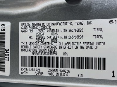 2026 Toyota Sequoia Platinum