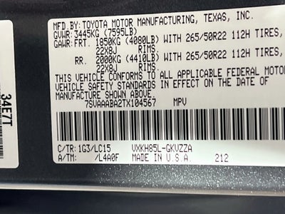 2026 Toyota Sequoia Capstone