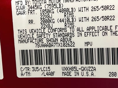 2026 Toyota Sequoia Capstone