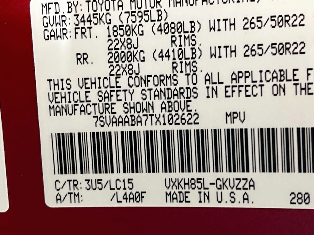 2026 Toyota Sequoia Capstone