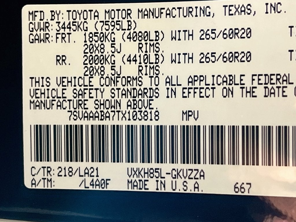 2026 Toyota Sequoia Platinum