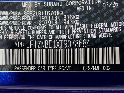 2026 Toyota GR86 GR86 Premium