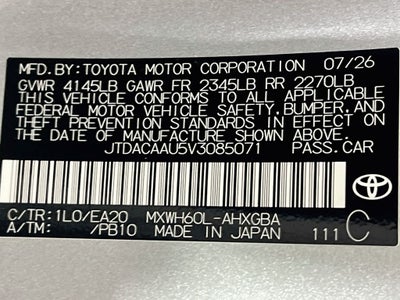 2027 Toyota Prius XLE