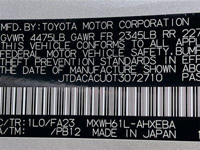 2026 Toyota Prius Plug-in Hybrid SE