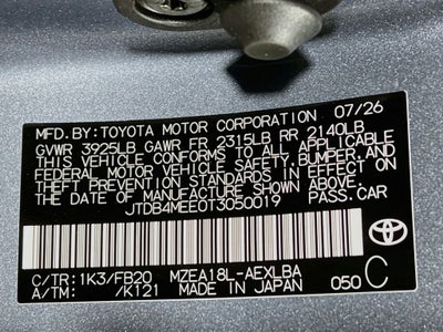 2026 Toyota Corolla LE S
