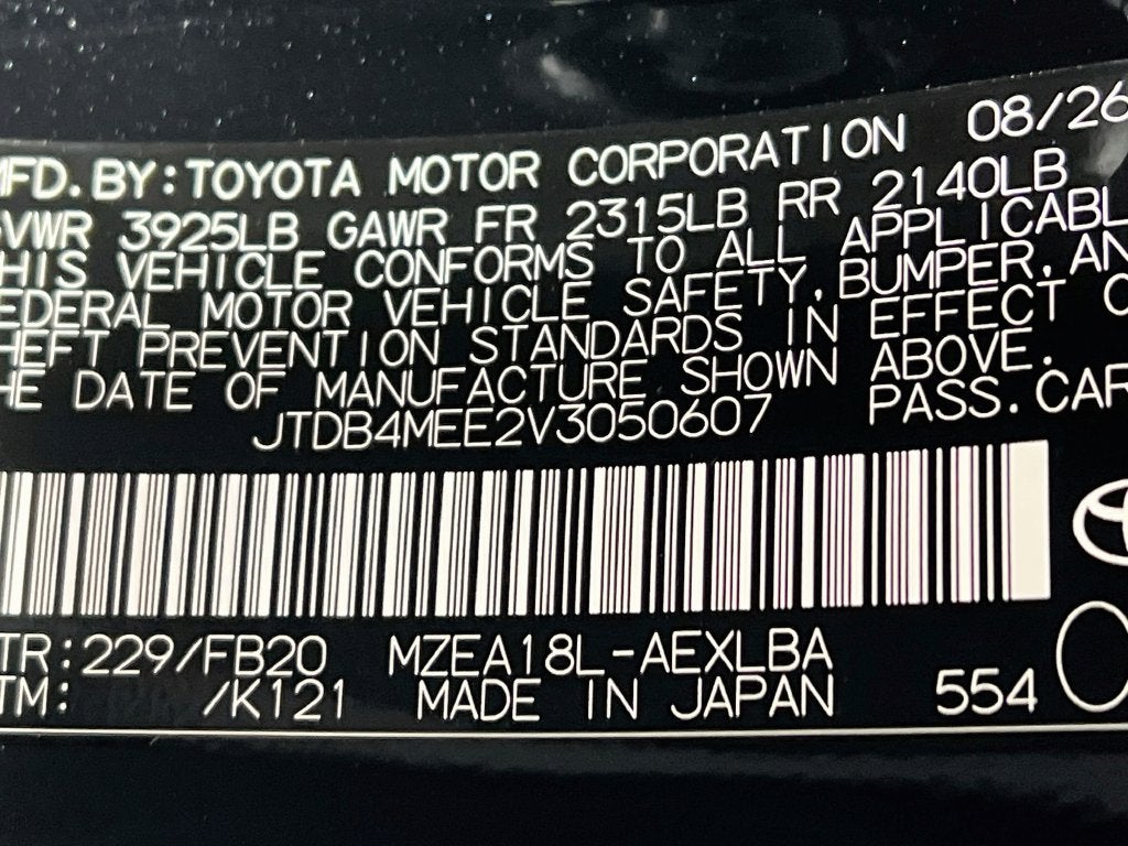 2027 Toyota Corolla LE
