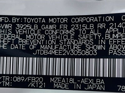 2027 Toyota Corolla LE