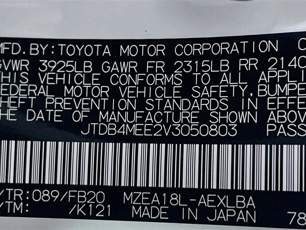 2027 Toyota Corolla LE