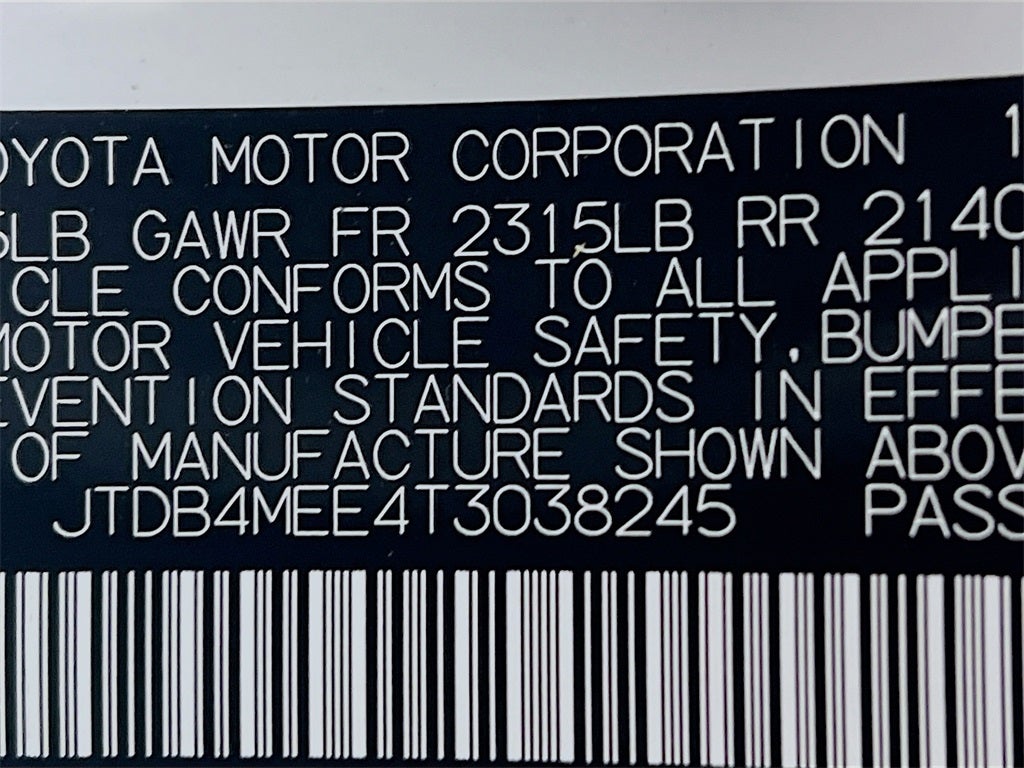 2026 Toyota Corolla LE S