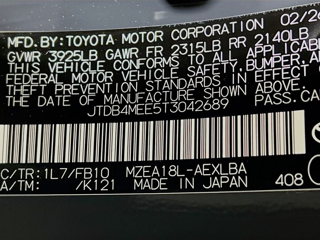 2026 Toyota Corolla LE