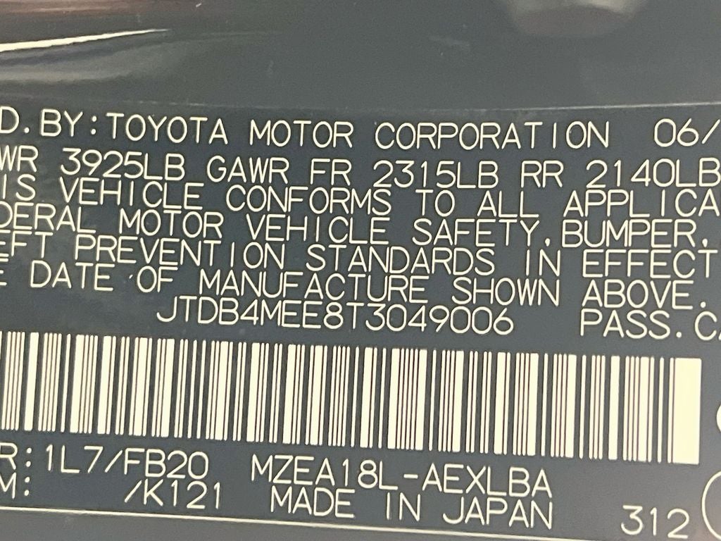 2026 Toyota Corolla LE S