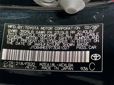 2026 Toyota Corolla LE