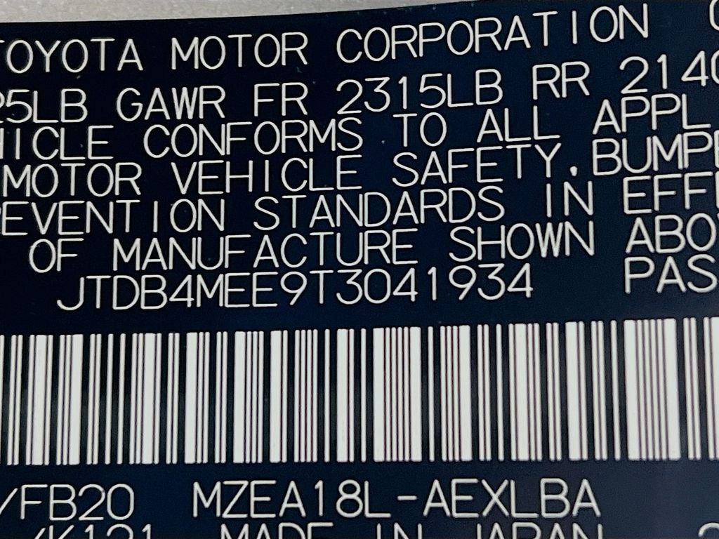 2026 Toyota Corolla LE S