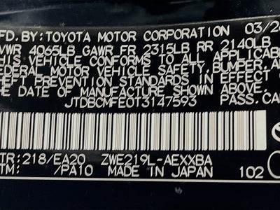 2026 Toyota Corolla Hybrid Hybrid XLE