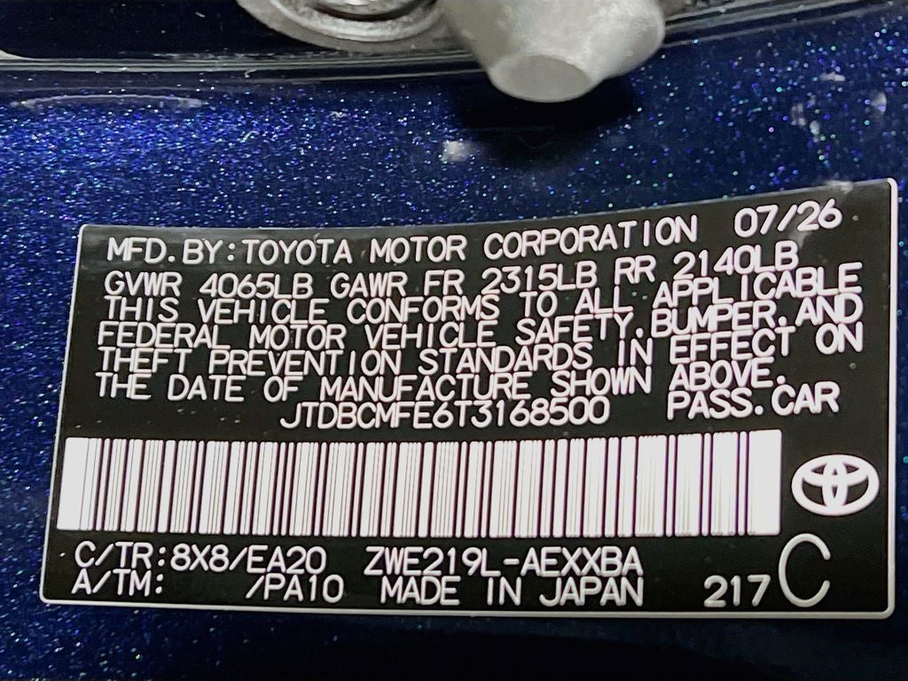 2026 Toyota Corolla Hybrid XLE S
