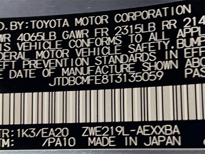 2026 Toyota Corolla Hybrid Hybrid XLE