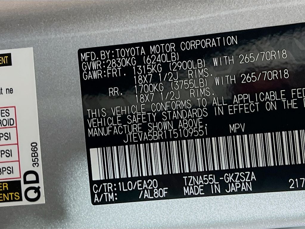 2026 Toyota 4Runner TRD Off-Road Premium