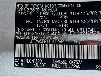 2026 Toyota 4Runner SR5 D