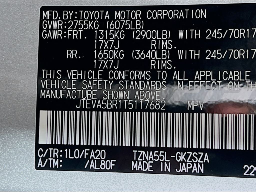 2026 Toyota 4Runner SR5 D