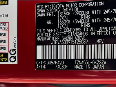 2026 Toyota 4Runner SR5