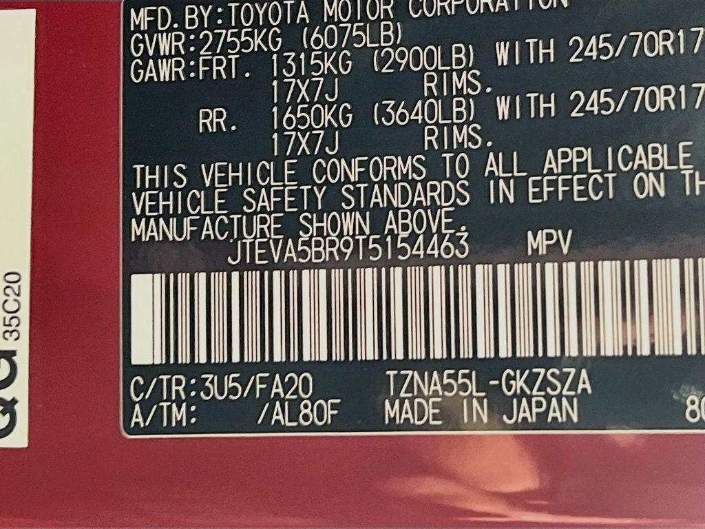 2026 Toyota 4Runner SR5 S