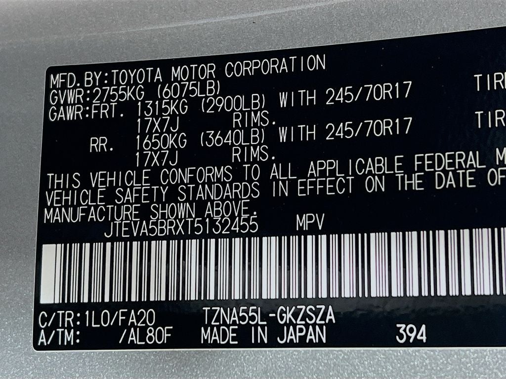 2026 Toyota 4Runner SR5