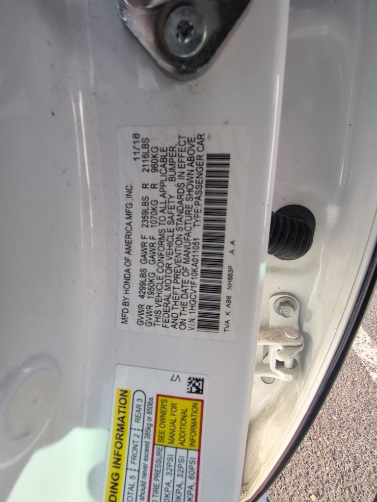 2019 Honda Accord LX