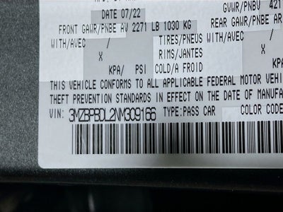 2022 Mazda Mazda3 Premium