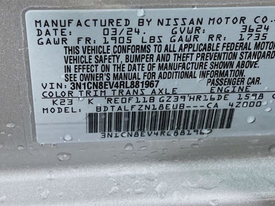 2024 Nissan Versa 1.6 SV