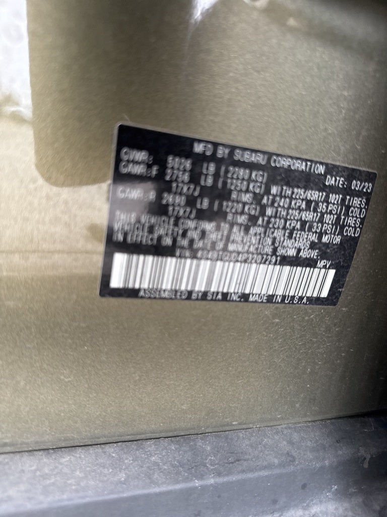 2023 Subaru Outback Wilderness