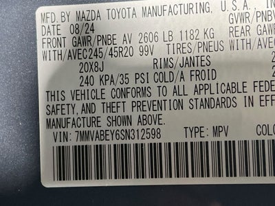 2025 Mazda Mazda CX-50 2.5 Turbo Premium Plus Package