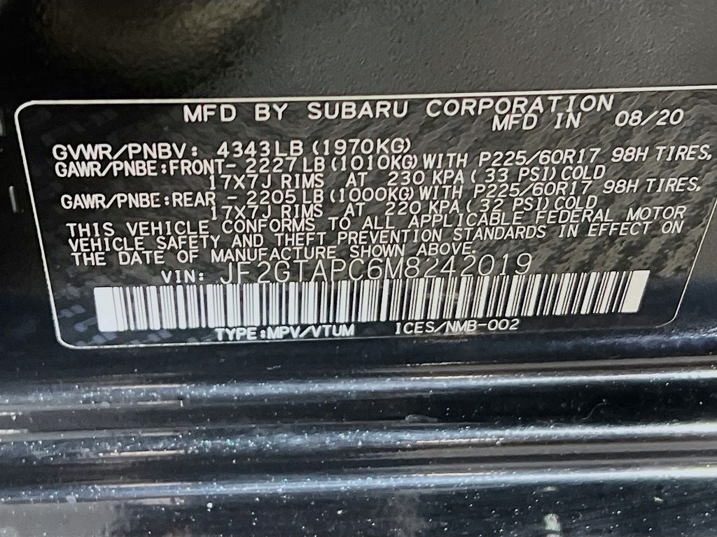 2021 Subaru Crosstrek Premium