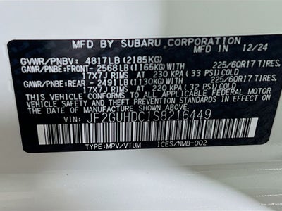 2025 Subaru Crosstrek Premium