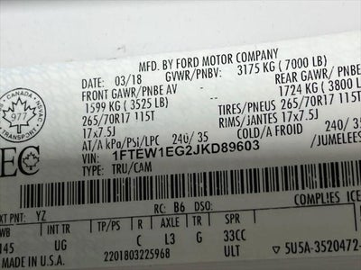 2018 Ford F-150 XLT