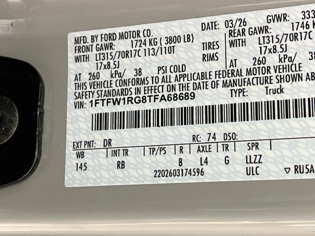2026 Ford F-150 Raptor