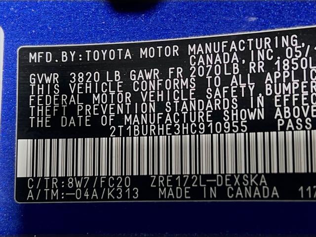 2017 Toyota Corolla SE