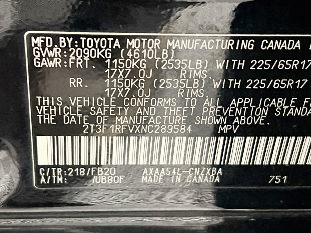 2022 Toyota RAV4 LE