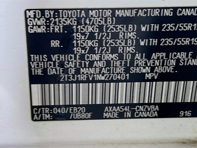 2022 Toyota RAV4 Adventure