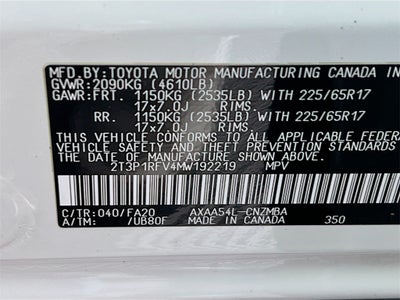 2021 Toyota RAV4 XLE