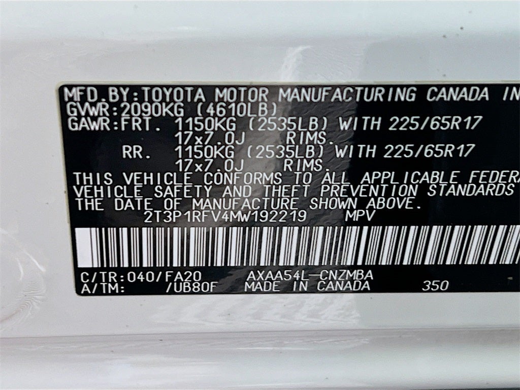 2021 Toyota RAV4 XLE