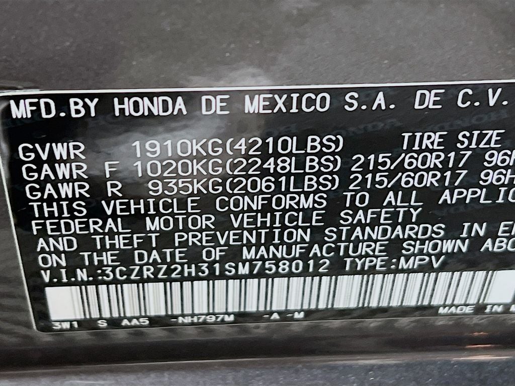 2025 Honda HR-V LX
