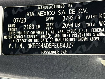 2023 Kia Forte GT-Line